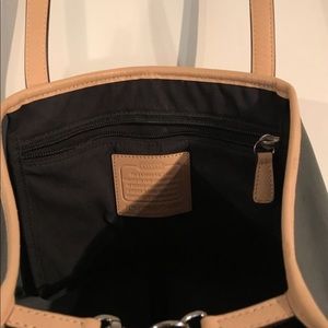 Black & Tan Coach Tote